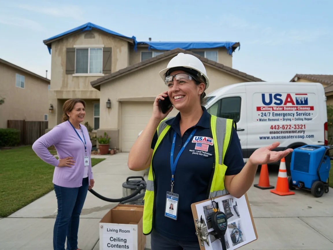 Ceiling Water Damage Restoration Ester, AK FAQs